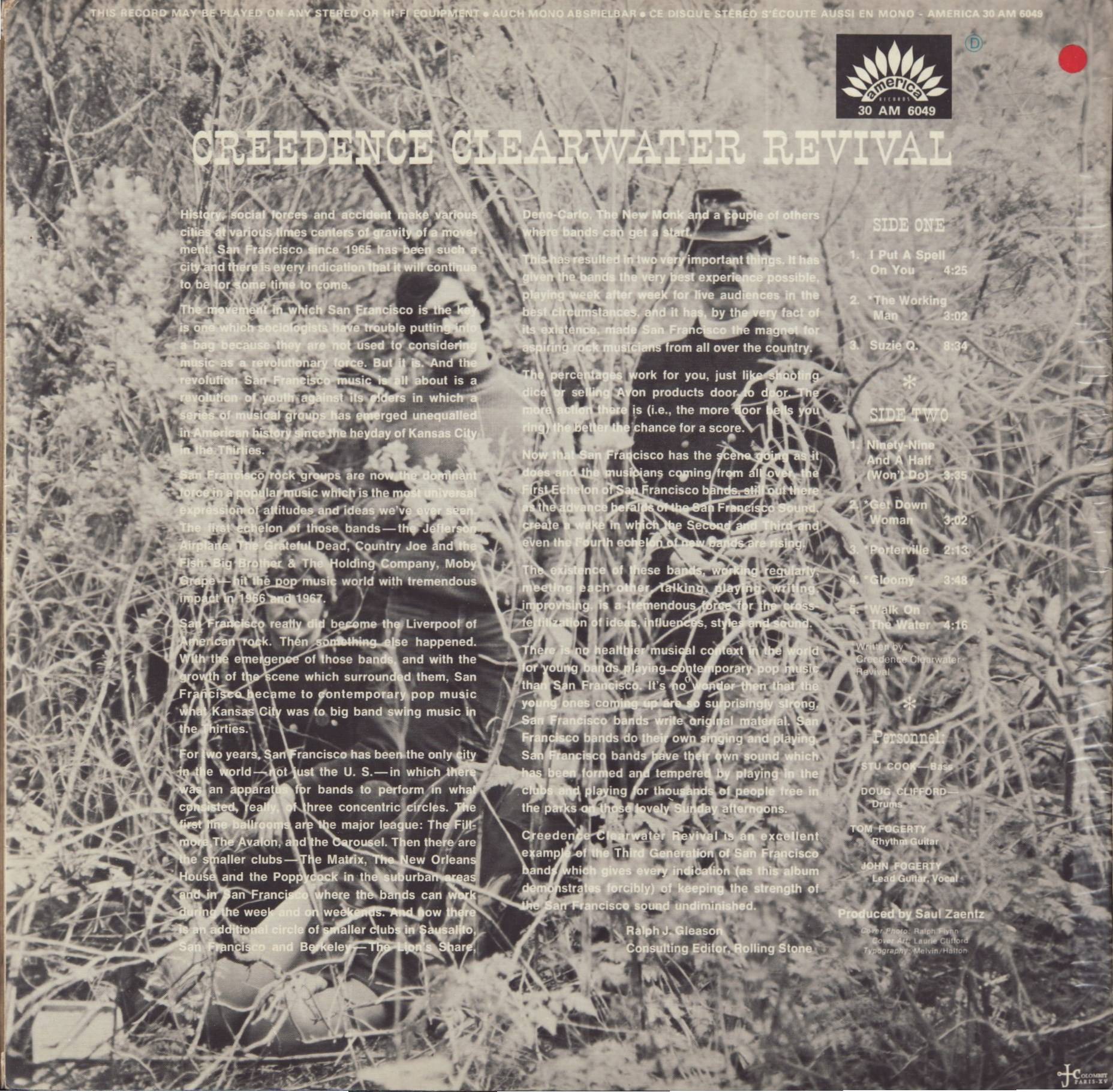 Creedence Clearwater Revival Creedence Clearwater Revival [lp ak fr]